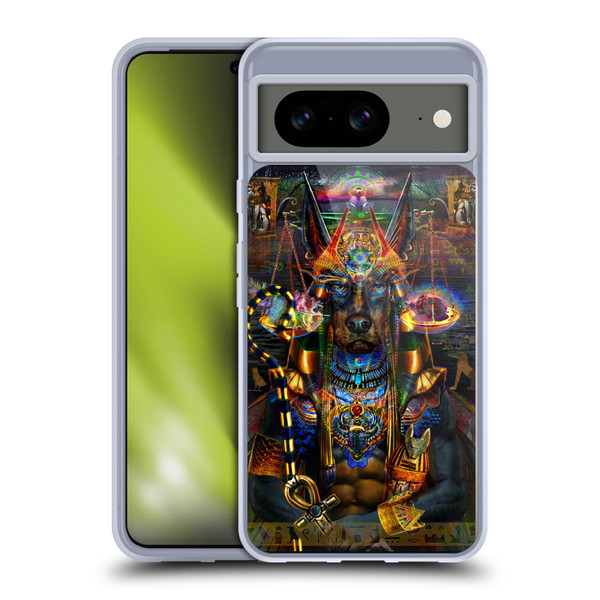 Jumbie Art Gods and Goddesses Anubis Soft Gel Case for Google Pixel 8