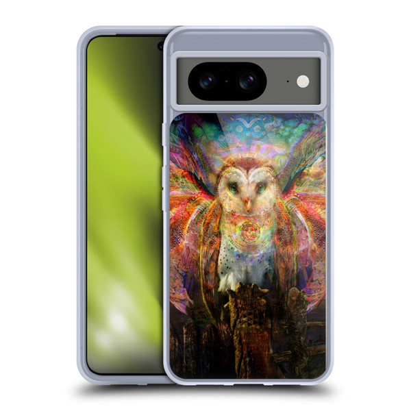 Jumbie Art Visionary Owl Soft Gel Case for Google Pixel 8