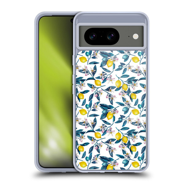 Katerina Kirilova Art Lemons And Blooms Soft Gel Case for Google Pixel 8