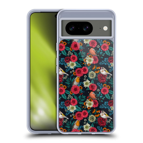 Katerina Kirilova Graphics Garden Birds Soft Gel Case for Google Pixel 8