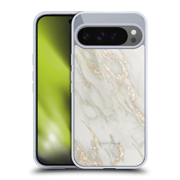 Nature Magick Marble Metallics Gold Soft Gel Case for Google Pixel 9 Pro XL
