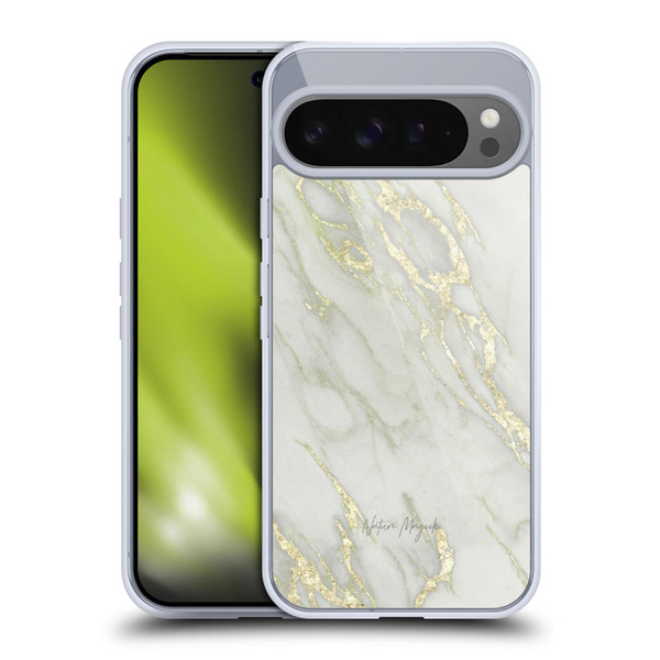 Nature Magick Marble Metallics Yellow Soft Gel Case for Google Pixel 9 Pro XL