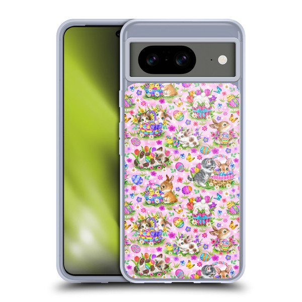 Kayomi Harai Magical Fantasy Easter Friends Pattern Soft Gel Case for Google Pixel 8