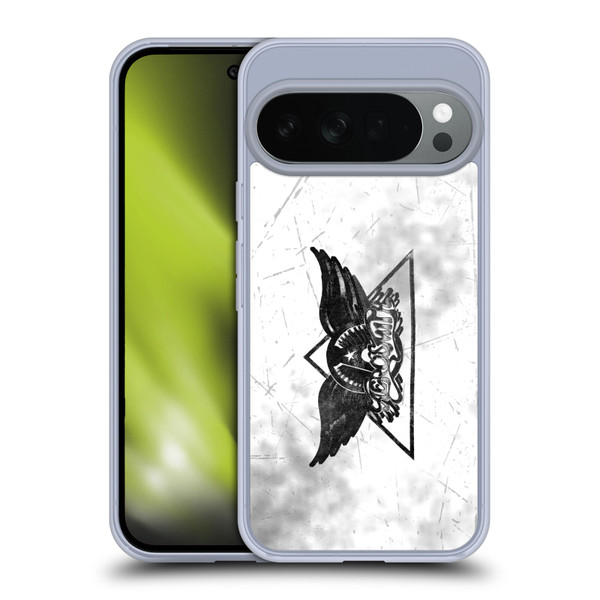 Aerosmith Black And White Triangle Winged Logo Soft Gel Case for Google Pixel 10