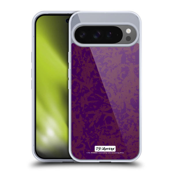 P.D. Moreno Patterns Violet Soft Gel Case for Google Pixel 9 Pro XL