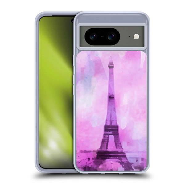 LebensArt Pastels Abstract Soft Gel Case for Google Pixel 8
