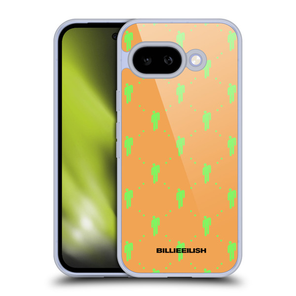 Billie Eilish Key Art Blohsh Pattern Soft Gel Case for Google Pixel 9A