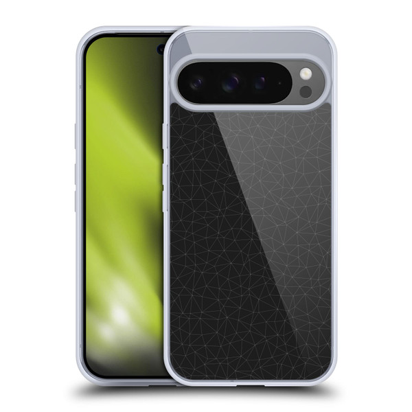 PLdesign Geometric Elegant White And Grey Soft Gel Case for Google Pixel 9 Pro XL