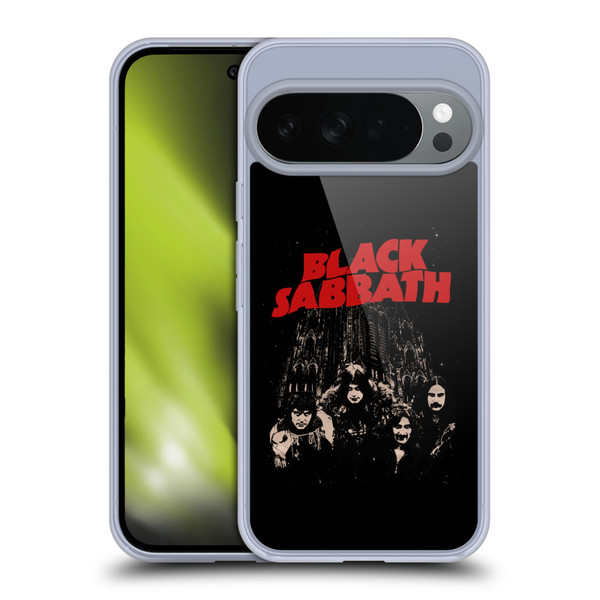 Black Sabbath Key Art Red Logo Soft Gel Case for Google Pixel 10