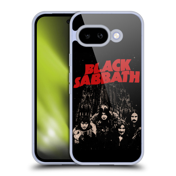 Black Sabbath Key Art Red Logo Soft Gel Case for Google Pixel 9A