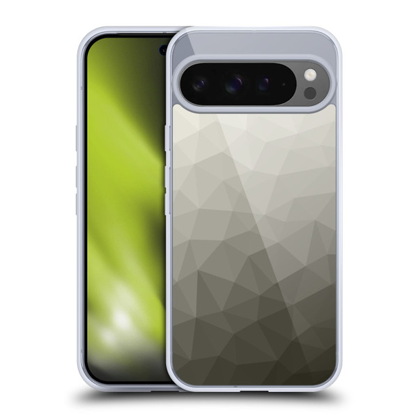 PLdesign Geometric Patterns Gray Gradient Mesh Soft Gel Case for Google Pixel 9 Pro XL