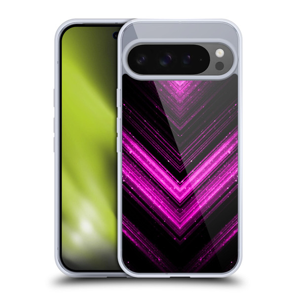 PLdesign Sparkly Metallic Pink Soft Gel Case for Google Pixel 9 Pro XL