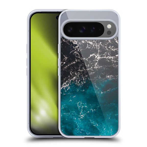 PLdesign Water Ombre Sea Soft Gel Case for Google Pixel 9 Pro XL