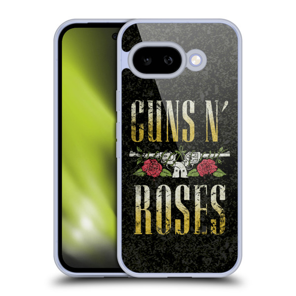 Guns N' Roses Key Art Text Logo Pistol Soft Gel Case for Google Pixel 9A