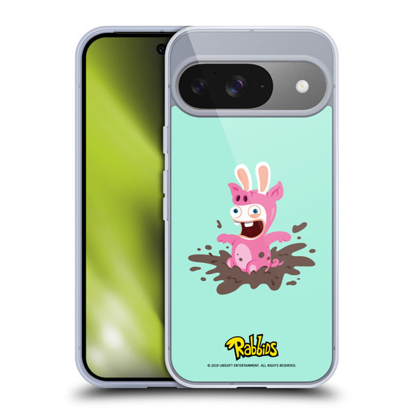 Rabbids Costumes Pig Soft Gel Case for Google Pixel 9 / Pixel 9 Pro