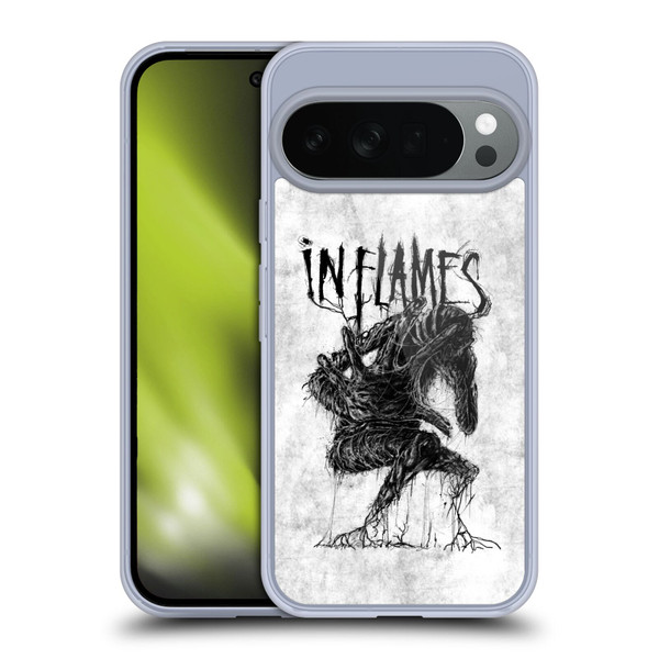 In Flames Metal Grunge Big Creature Soft Gel Case for Google Pixel 10