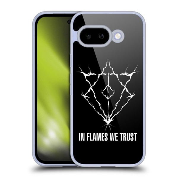 In Flames Metal Grunge Jesterhead Logo Soft Gel Case for Google Pixel 9A