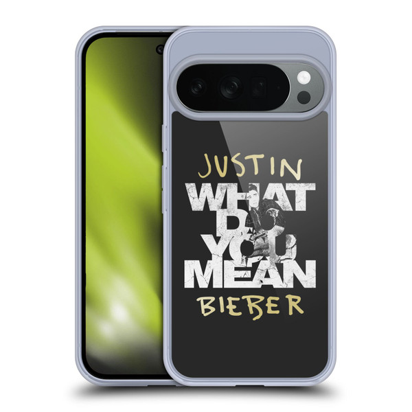 Justin Bieber Purpose B&w What Do You Mean Typography Soft Gel Case for Google Pixel 10