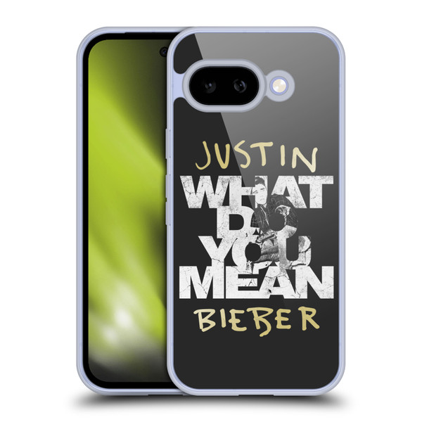 Justin Bieber Purpose B&w What Do You Mean Typography Soft Gel Case for Google Pixel 9A