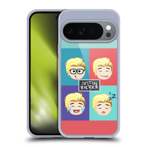 Justin Bieber Justmojis Cute Faces Soft Gel Case for Google Pixel 10