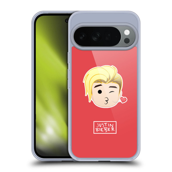 Justin Bieber Justmojis Kiss Soft Gel Case for Google Pixel 10