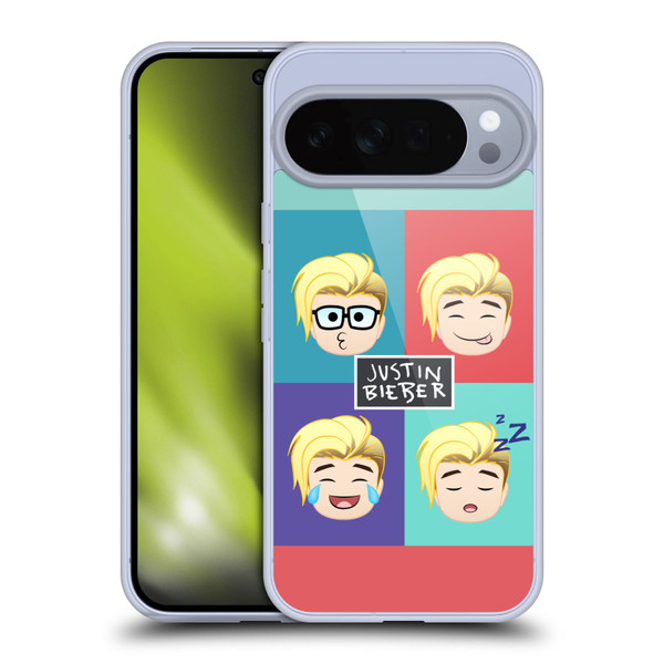 Justin Bieber Justmojis Cute Faces Soft Gel Case for Google Pixel 10 Pro XL