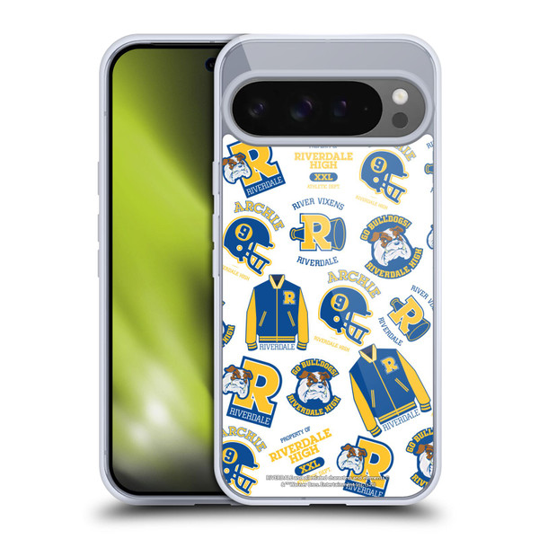 Riverdale Graphics 2 Bulldogs & Vixens Pattern Soft Gel Case for Google Pixel 9 Pro XL