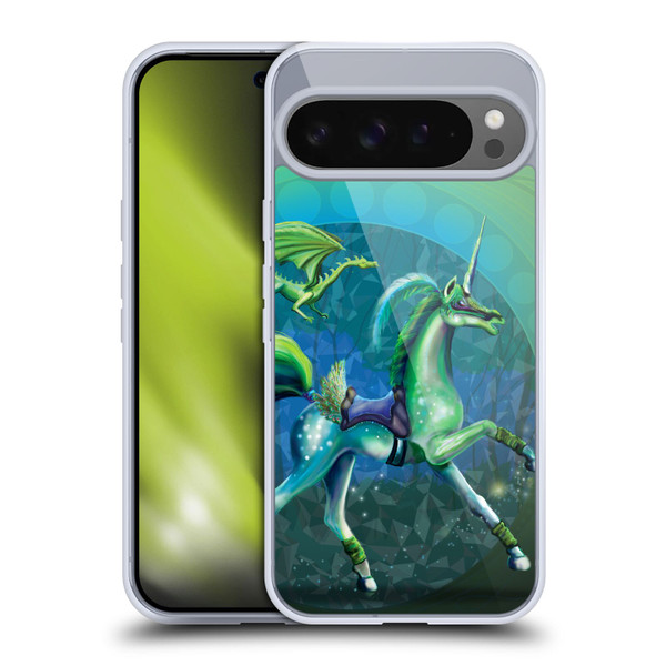 Rose Khan Unicorns Green Summer Soft Gel Case for Google Pixel 9 Pro XL