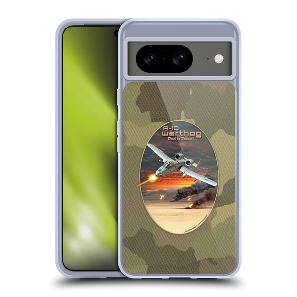 Larry Grossman Retro Collection A-10 Warthog Soft Gel Case for Google Pixel 8