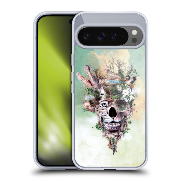 Riza Peker Skulls 5 Nature 3 Soft Gel Case for Google Pixel 9 Pro XL