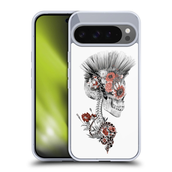 Riza Peker Skulls 5 Punk Soft Gel Case for Google Pixel 9 Pro XL