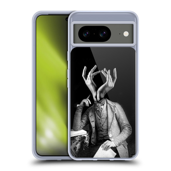 LouiJoverArt Black And White Sensitive Man Soft Gel Case for Google Pixel 8
