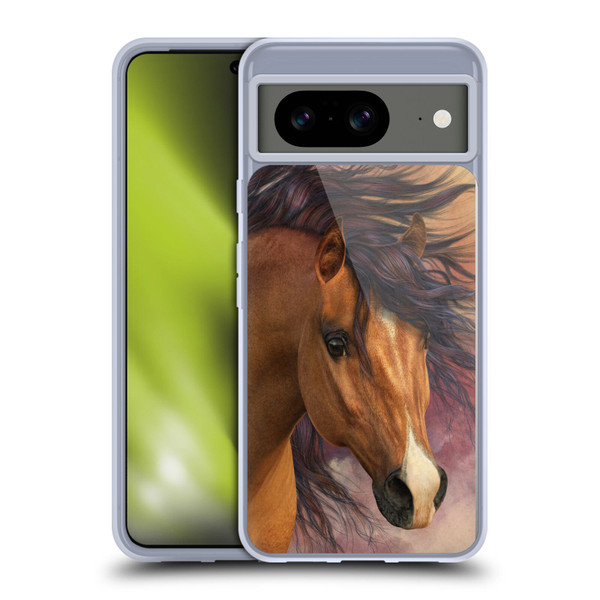 Laurie Prindle Western Stallion Flash Soft Gel Case for Google Pixel 8