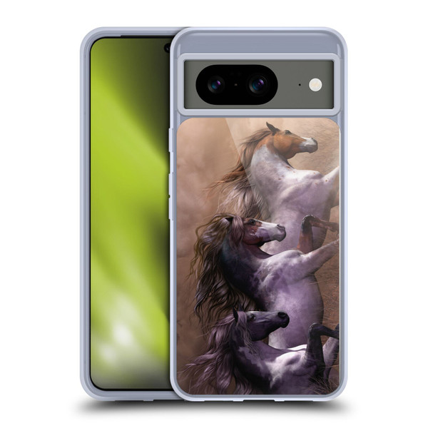 Laurie Prindle Western Stallion Run To Freedom Soft Gel Case for Google Pixel 8