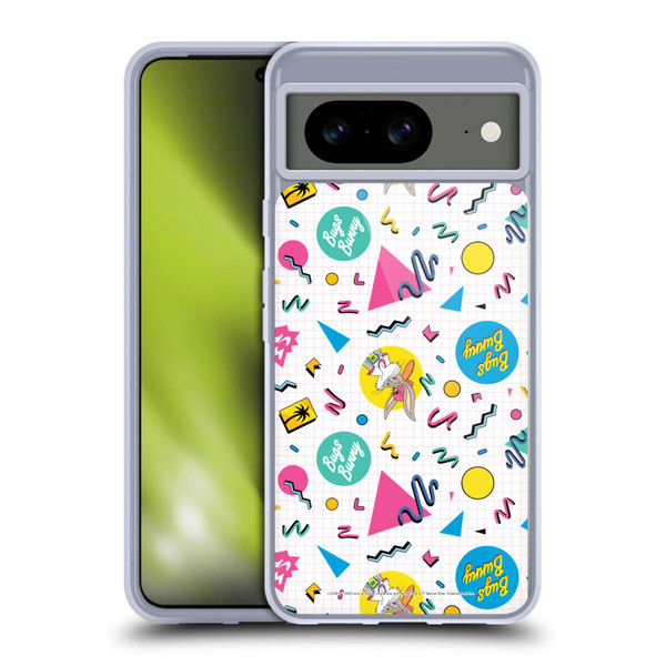 Looney Tunes Bugs Bunny Grid Soft Gel Case for Google Pixel 8
