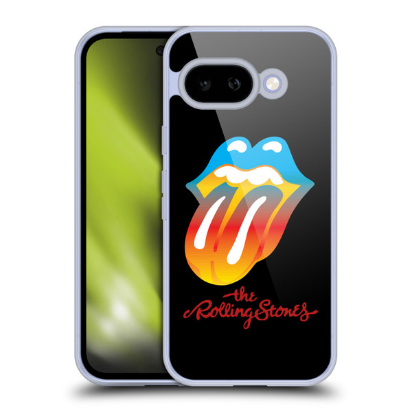 The Rolling Stones Graphics Rainbow Tongue Soft Gel Case for Google Pixel 9A