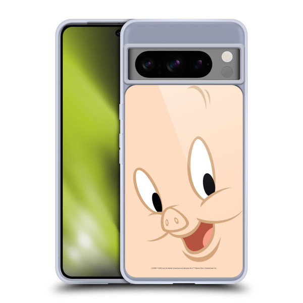 Looney Tunes Full Face Porky Pig Soft Gel Case for Google Pixel 8 Pro
