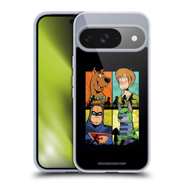 Scoob! Scooby-Doo Movie Graphics Scoob And Falcon Force Soft Gel Case for Google Pixel 9 / Pixel 9 Pro