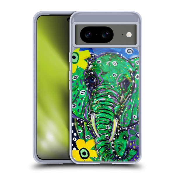 Mad Dog Art Gallery Animals Elephant Soft Gel Case for Google Pixel 8