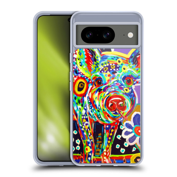 Mad Dog Art Gallery Animals Pig Soft Gel Case for Google Pixel 8