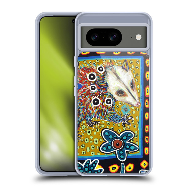 Mad Dog Art Gallery Animals Possum Soft Gel Case for Google Pixel 8