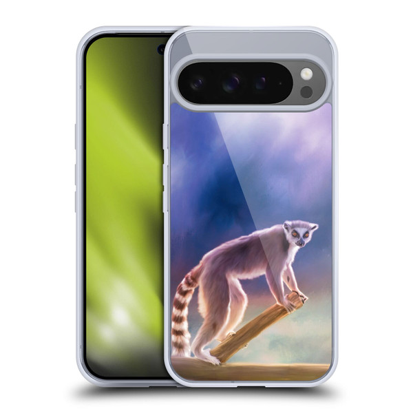 Simone Gatterwe Assorted Designs Ring-Tailed Lemur Soft Gel Case for Google Pixel 9 Pro XL