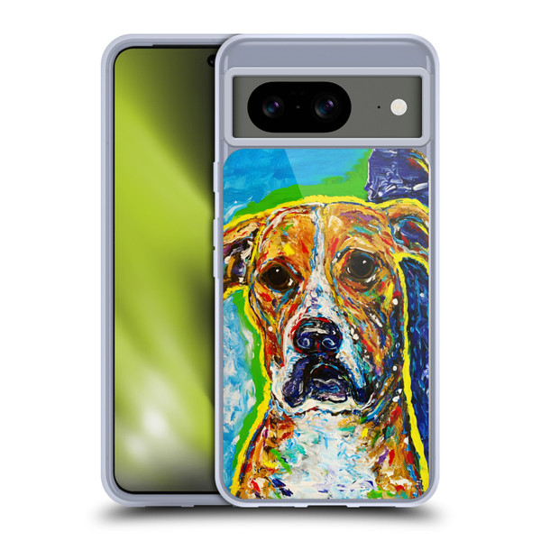 Mad Dog Art Gallery Dog 5 Boxer Soft Gel Case for Google Pixel 8