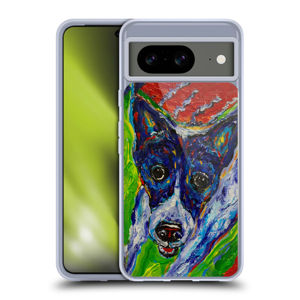 Mad Dog Art Gallery Dog 5 Staring Soft Gel Case for Google Pixel 8