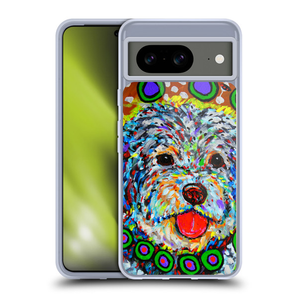 Mad Dog Art Gallery Dogs Blackie Soft Gel Case for Google Pixel 8