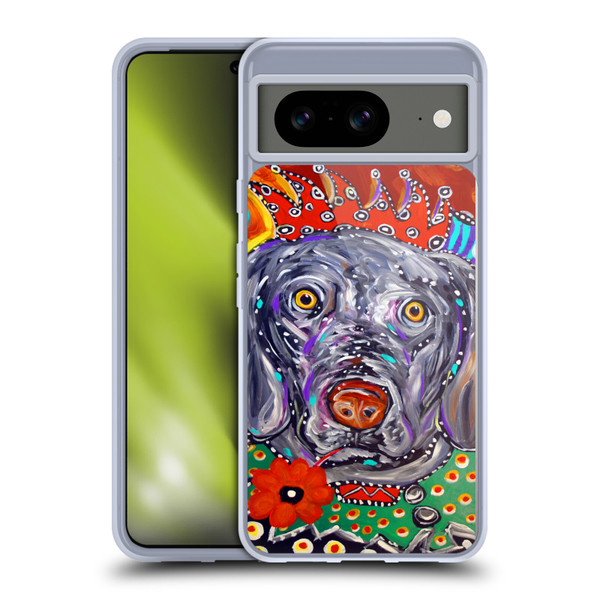 Mad Dog Art Gallery Dogs Jester Soft Gel Case for Google Pixel 8