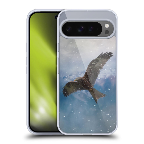 Simone Gatterwe Animals Flying Eagle Soft Gel Case for Google Pixel 9 Pro XL