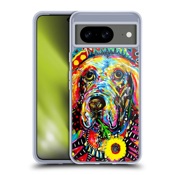 Mad Dog Art Gallery Dogs Sir Fred Soft Gel Case for Google Pixel 8