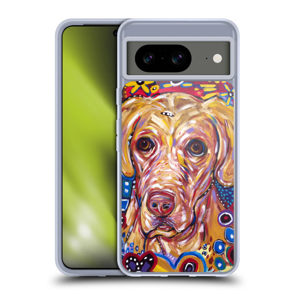 Mad Dog Art Gallery Dogs Yellow Soft Gel Case for Google Pixel 8