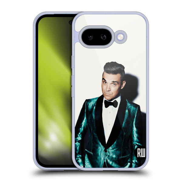Robbie Williams Calendar White Background Soft Gel Case for Google Pixel 9A